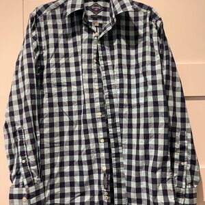 Men's Blue Checkered Shirt